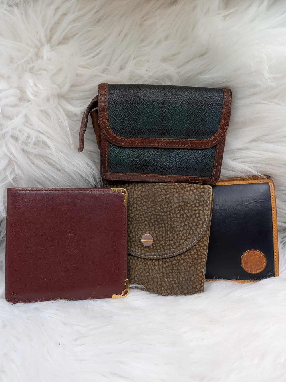 Cartier, Ralph Lauren, Hunting World, Redwall Wallet Lot 4